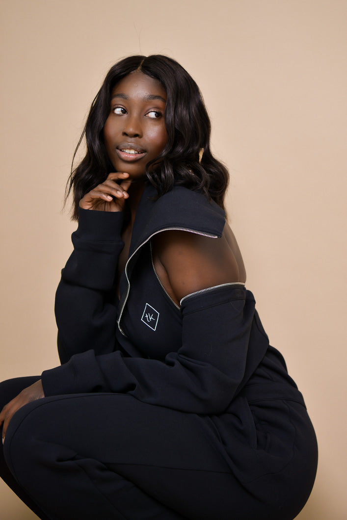 TOKYO LUXE JUMPSUIT IN BLACK