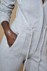 TOKYO LUXE JUMPSUIT IN GREY