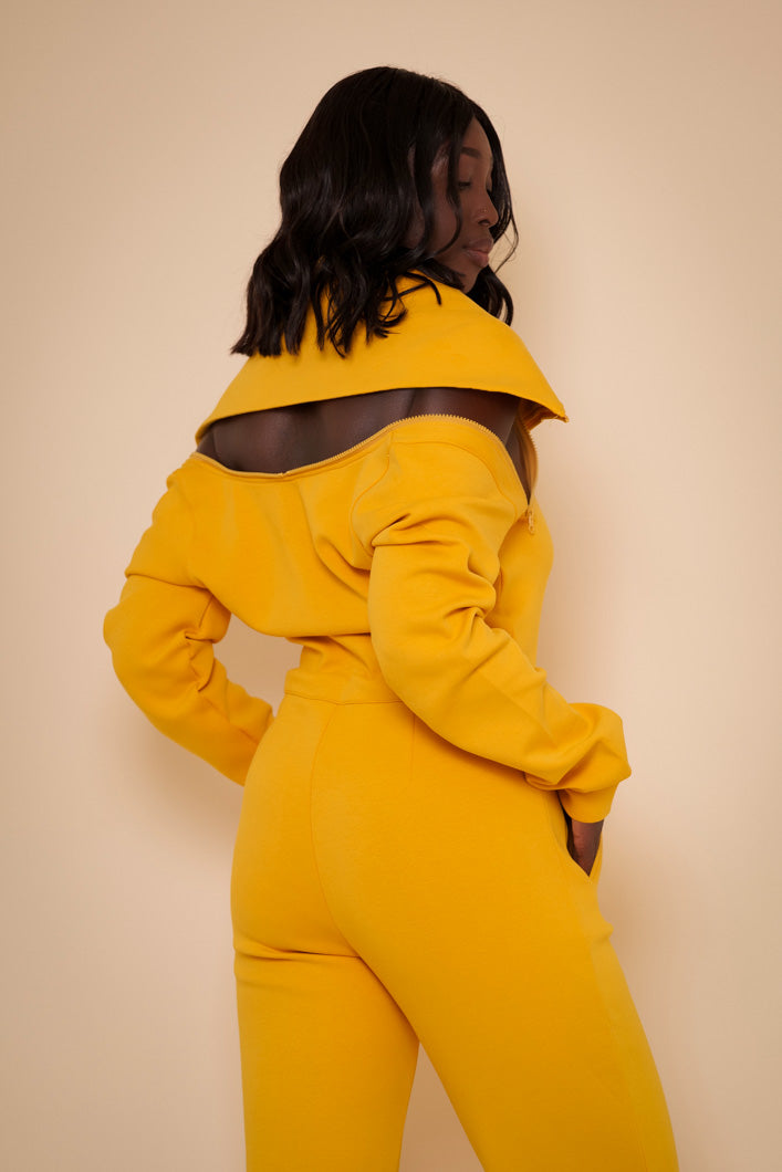 TOKYO LUXE JUMPSUIT IN YELLOW