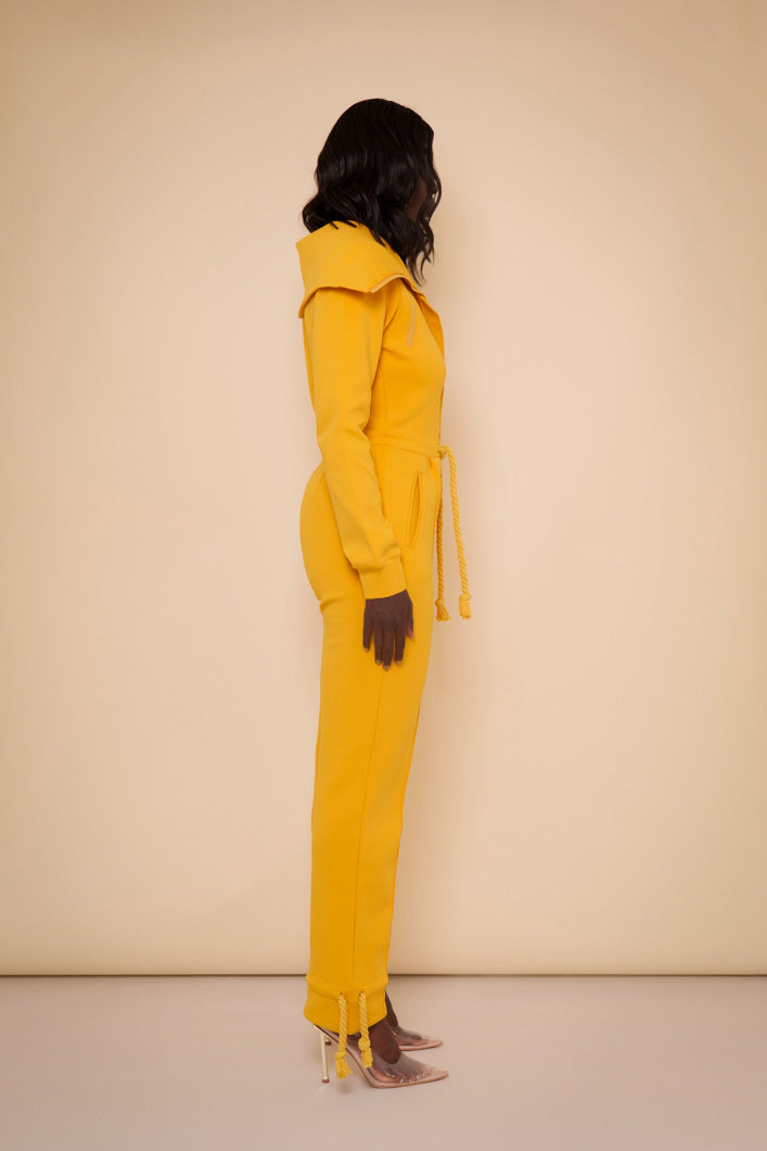 TOKYO LUXE JUMPSUIT IN YELLOW