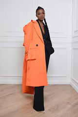 TOLEDO MAC COAT IN ORANGE