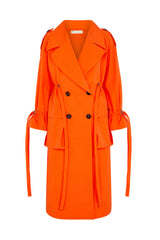 TOLEDO MAC COAT IN ORANGE
