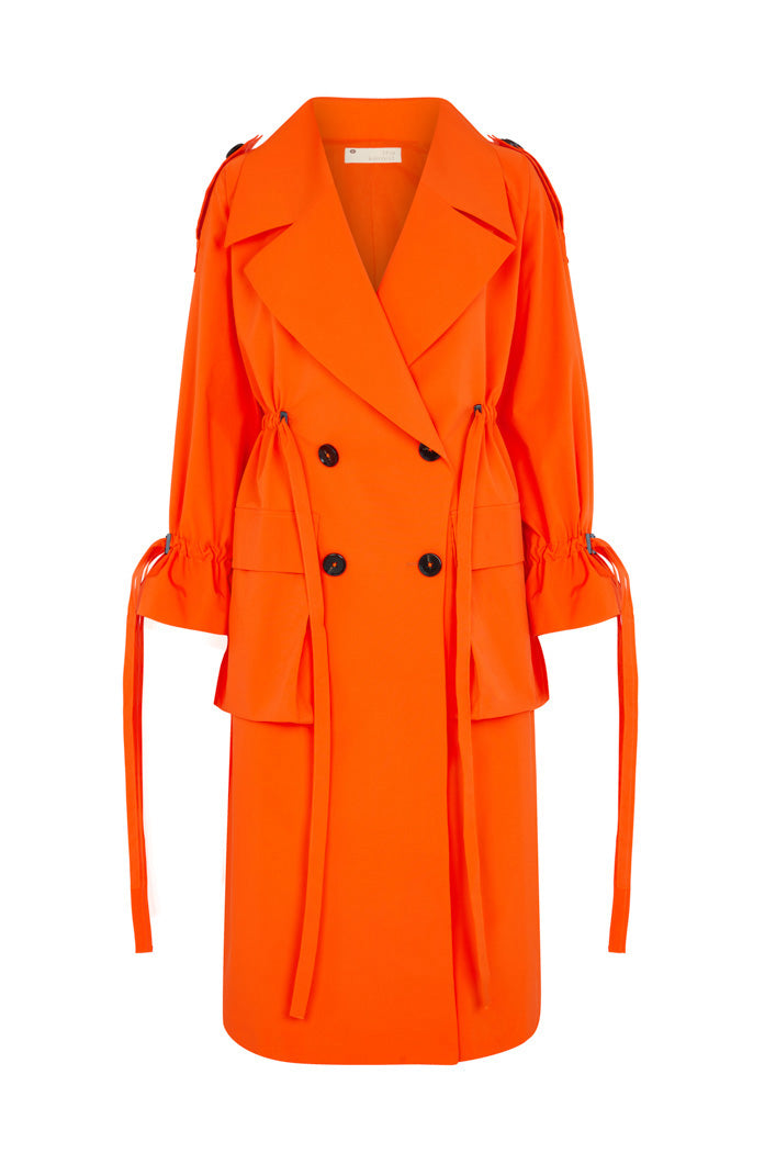 TOLEDO MAC COAT IN ORANGE