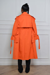 TOLEDO MAC COAT IN ORANGE