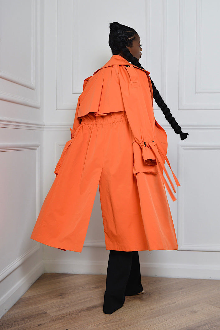 TOLEDO MAC COAT IN ORANGE