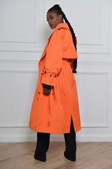 TOLEDO MAC COAT IN ORANGE