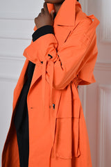 TOLEDO MAC COAT IN ORANGE