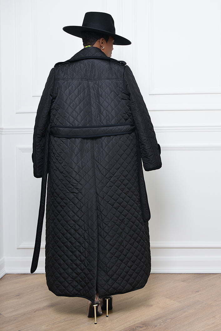 VENTURA QUILTED TRENCH COAT