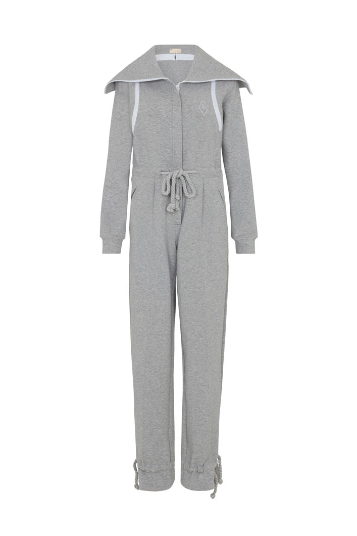 TOKYO LUXE JUMPSUIT IN GREY