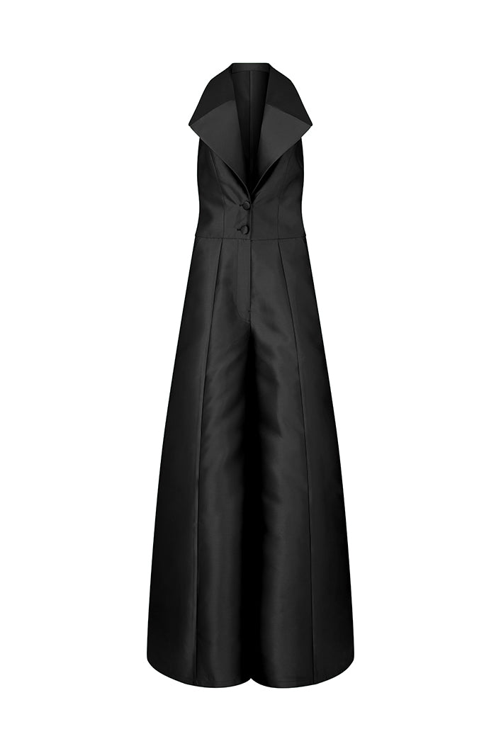 ZIRO BACKLESS JUMPSUIT IN BLACK