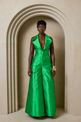 ZIRO BACKLESS JUMPSUIT IN GREEN
