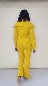 TOKYO LUXE JUMPSUIT IN YELLOW