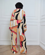JAIPUR PRINTED WIDE LEG PANTS