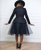 TULLE SKIRT IN BLACK