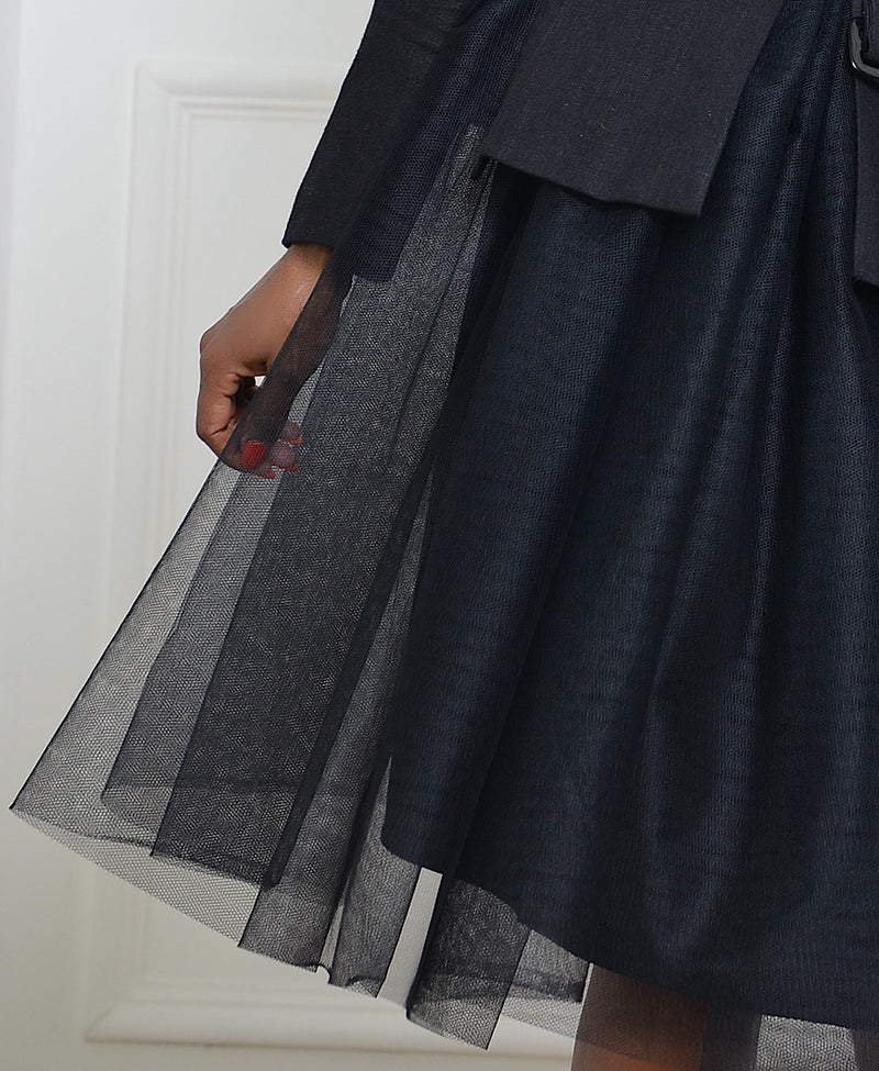 TULLE SKIRT IN BLACK