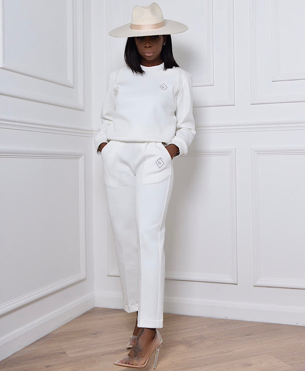 LUXE PANTS IN WHITE